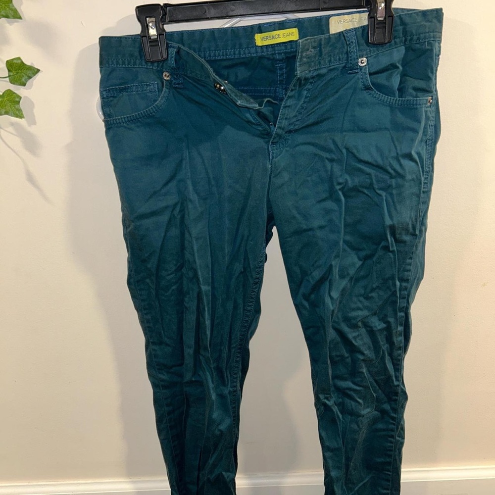Versace Jeans Collection Women's Dark Teal Skinny Jeans